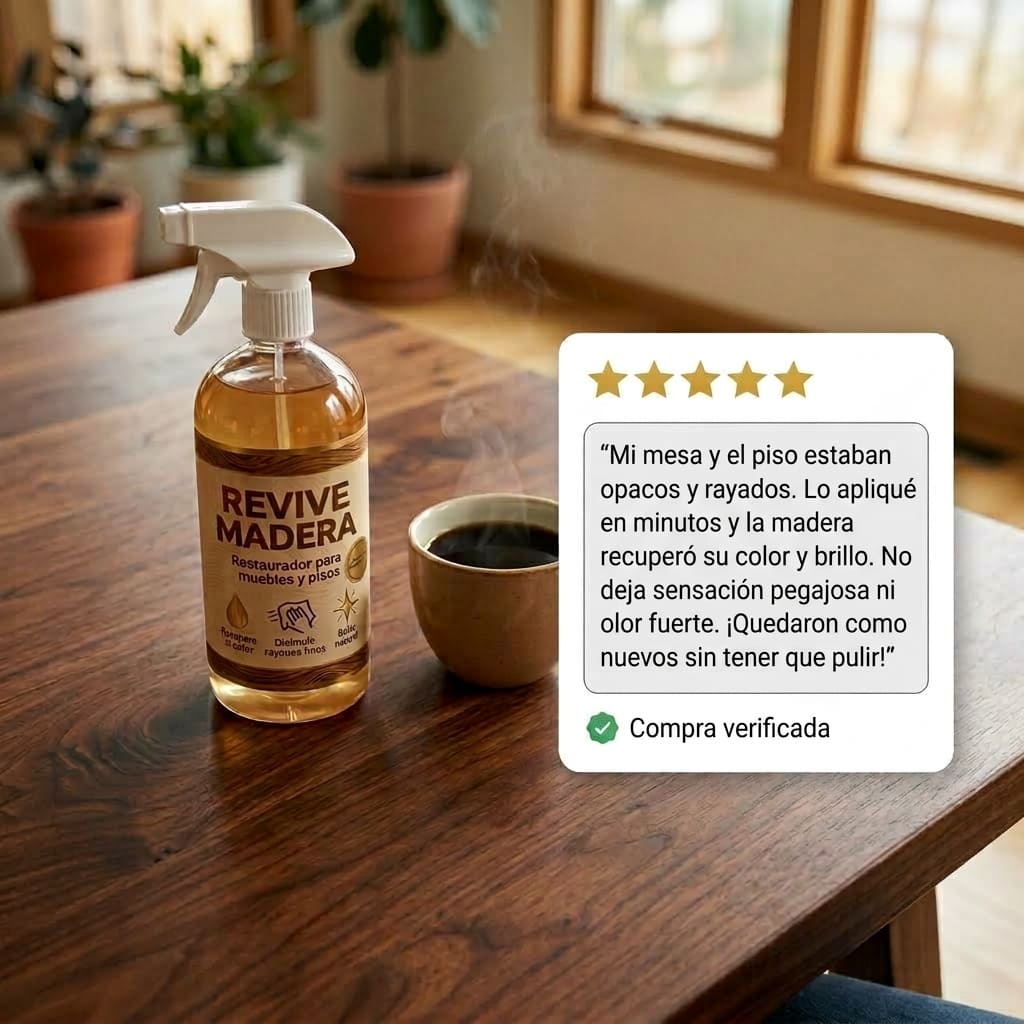 Revive Madera | Recuperá tu madera sin pulir ni cambiarla