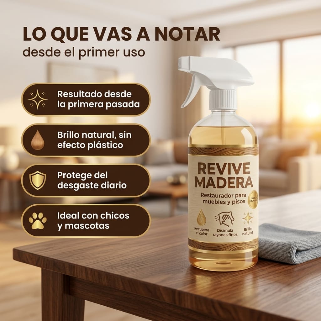 Revive Madera | Recuperá tu madera sin pulir ni cambiarla